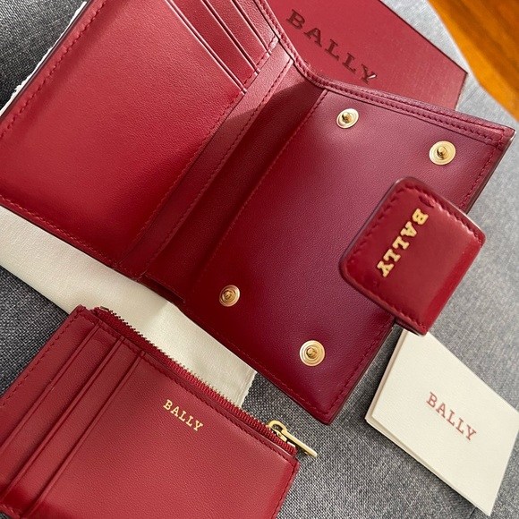 BALLY Small Rosso Wallet - Picture 2 of 8